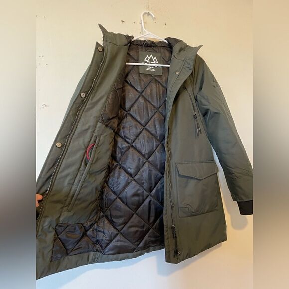 NWOT Norden Mika Oxford Padded Parka Coat Green Women’s - Picture 7 of 16